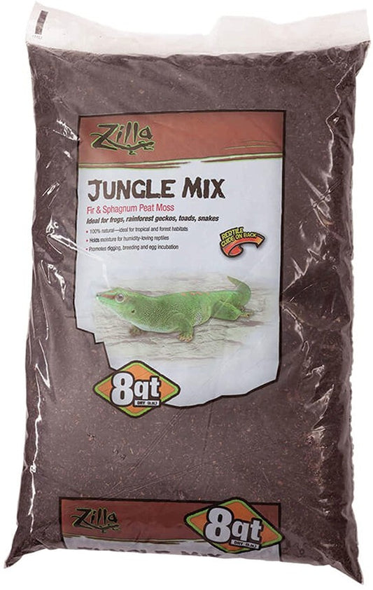 24 quart (3 x 8 qt) Zilla Lizard Litter Jungle Mix Fir and Sphagnum Peat Moss