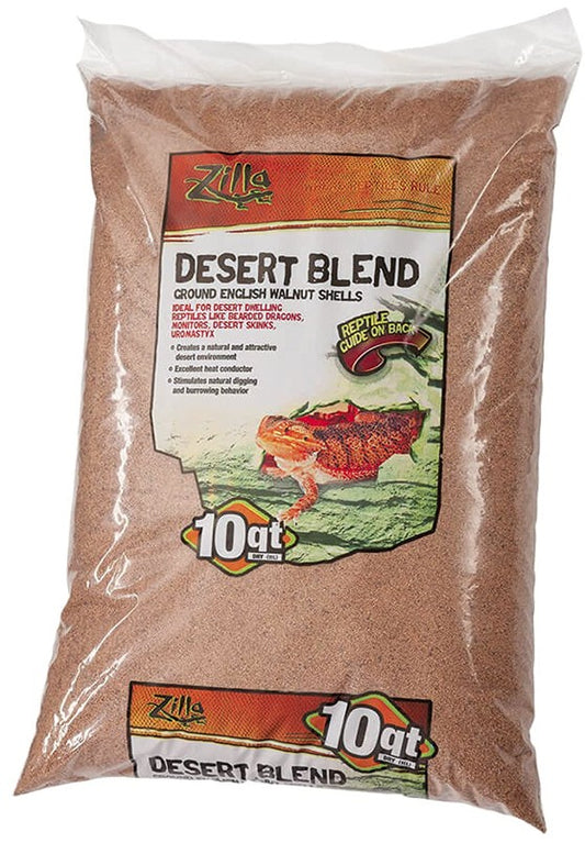 30 quart (3 x 10 qt) Zilla Desert Blend Ground English Walnut Shells Reptile Substrate