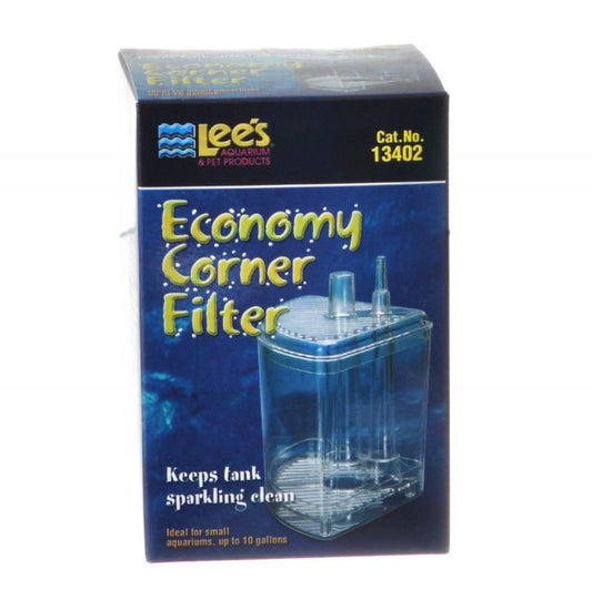 12 count Lees Economy Corner Filter for Small Aquariums