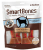 12 count (3 x 4 ct) SmartBones Medium Chicken and Peanut Butter Bones Rawhide Free Dog Chew