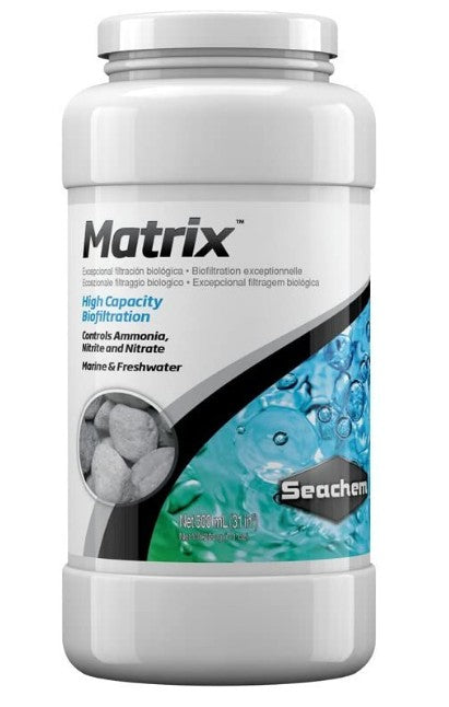 3000 mL (6 x 500 mL) Seachem Matrix Bio-Media for Marine and Freshwater Aquariums