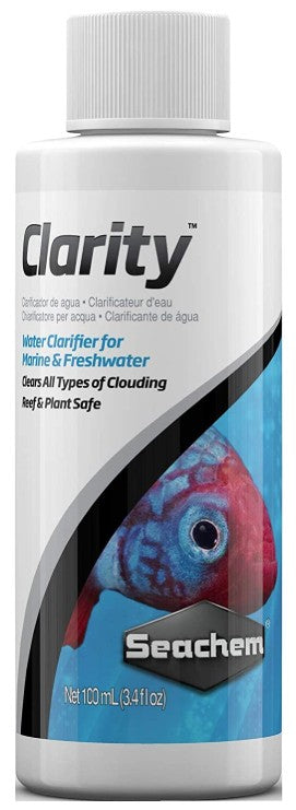 20.4 oz (6 x 3.4 oz) Seachem Clarity Water Clarifier for Marine and Freshwater Aquariums