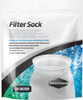 Small - 6 count Seachem Filter Sock Polyester Felt Filter Sock with Plastic Collar for Aquariums