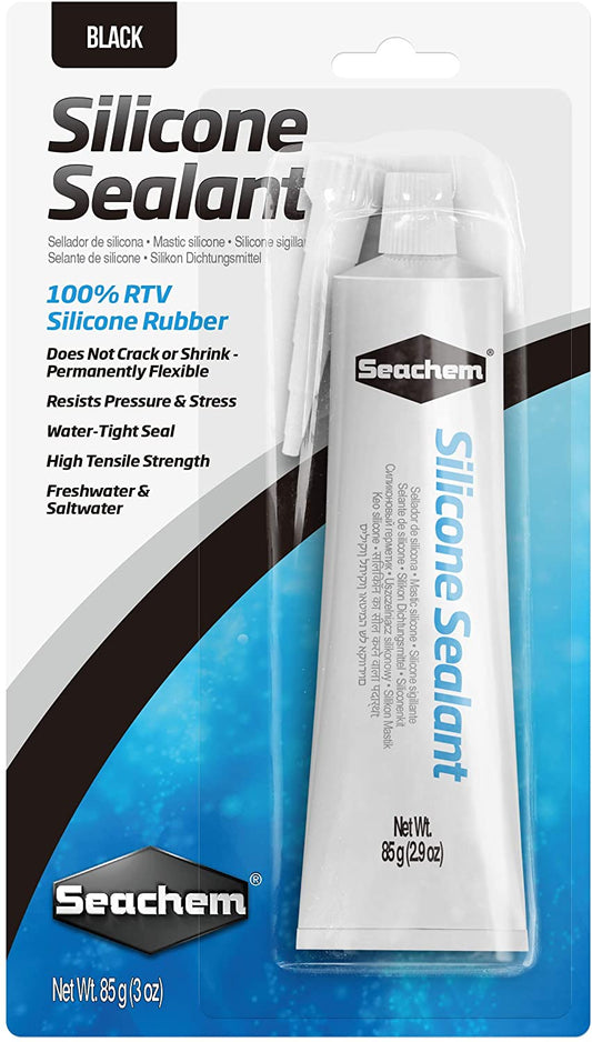 3 oz Seachem Silicone Sealant Black