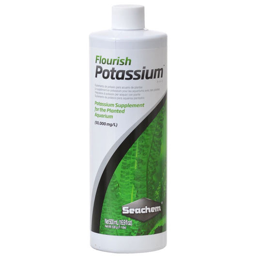 2000 mL (4 x 500 mL) Seachem Flourish Potassium Supplement for the Planted Aquarium