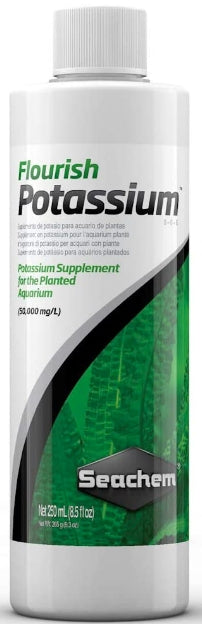 2000 mL (8 x 250 mL) Seachem Flourish Potassium Supplement for the Planted Aquarium