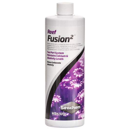 67.6 oz (4 x 16.9 oz) Seachem Reef Fusion 2 Raises Corbonate Alkalinity, Maintains Calcium and Alkalinity Levels in Aquariums