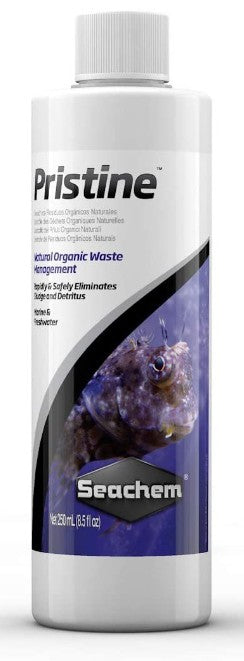 1250 mL (5 x 250 mL) Seachem Pristine Natural Organic Waste Managment Eliminates Sludge and Detritus in Aquariums