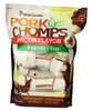 24 count (3 x 8 ct) Pork Chomps Bacon Flavor Porkskin Bones Medium