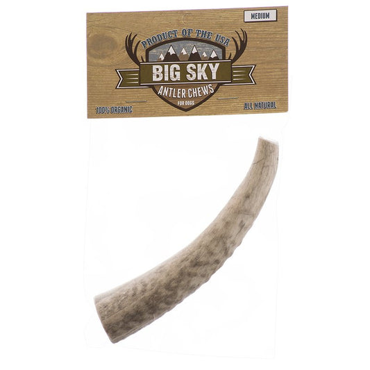 6 count Big Sky Antler Chews for Medium Dogs