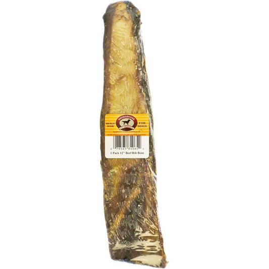 10 count Smokehouse Rib Bone Large Natural Dog Chew Treat