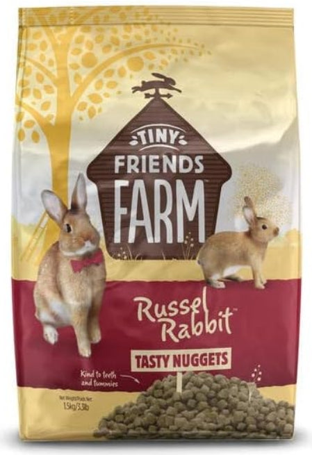 9.9 lb (3 x 3.3 lb) Supreme Pet Foods Tiny Friends Farm Russel Rabbit Tasty Nuggets