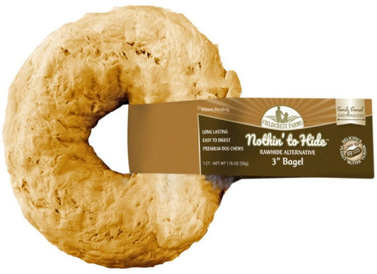 4 count (4 x 1 ct) Fieldcrest Farms Nothin to Hide Peanut Butter Bagel