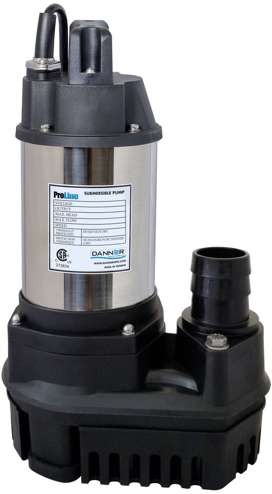 7200 GPH Pondmaster ProLine High Flow Submersible Pump 1 HP Pond Pump