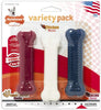 24 count (8 x 3 ct) Nylabone Dura Chew Variety Pack