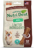 480 count (15 x 32 ct) Nylabone Natural Nutri Dent Filet Mignon Limited Ingredients Mini Dog Chews