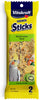 12 count (6 x 2 ct) Vitakraft Crunch Sticks Kiwi and Lemon Cockatiel Treats