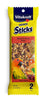 12 count (6 x 2 ct) Vitakraft Crunch Sticks Apricot and Cherry Conure Treats