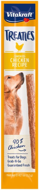 15 count Vitakraft Treaties Smoked Chicken Recipe Dog Treat