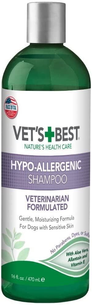 48 oz (3 x 16 oz) Vets Best Hypo-Allergenic Shampoo