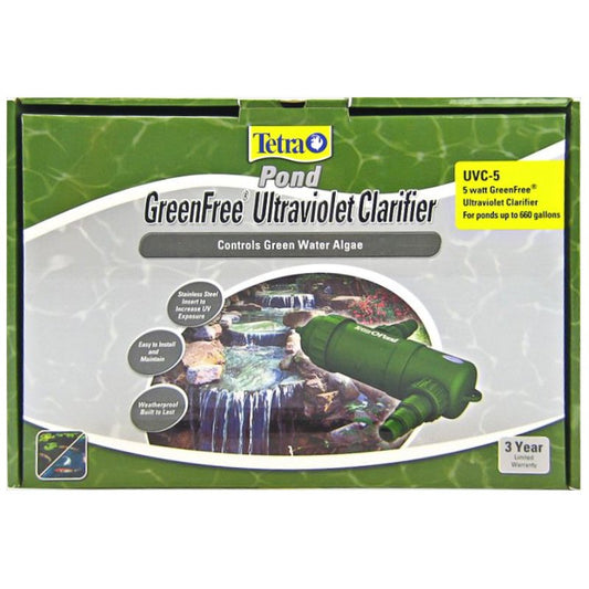 660 gallon Tetra Pond GreenFree Ultraviolet Clarifier Controls Green Water Algae in Ponds