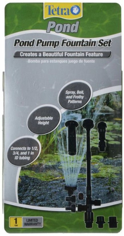 1 count Tetra Pond Pond Pump Fountain Set