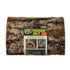 Giant - 3 count Zoo Med Habba Hut Natural Half Log Shelter for Reptiles, Amphibians, and Small Animals