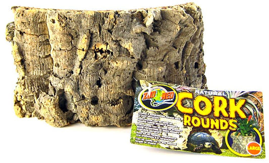 Large - 3 count Zoo Med Natural Cork Rounds for Terrariums