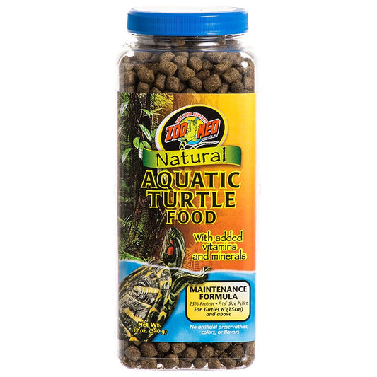 72 oz (6 x 12 oz) Zoo Med Natural Aquatic Turtle Food Maintenance Formula