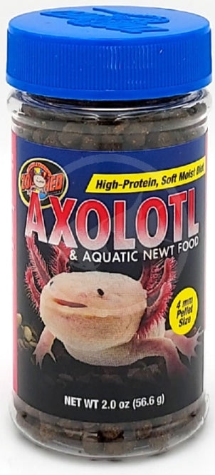 8 oz (4 x 2 oz) Zoo Med Axolotl and Aquatic Newt Food