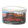 19.2 oz (6 x 3.2 oz) Zoo Med Can O' Bloodworms High Protein Food for Aquarium Fish