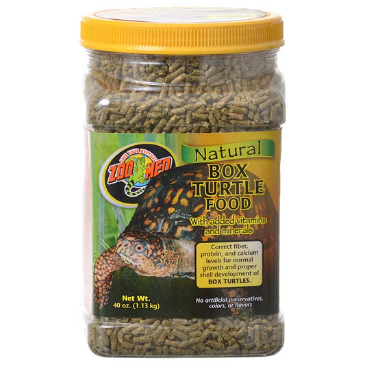 120 oz (3 x 40 oz) Zoo Med Natural Box Turtle Food