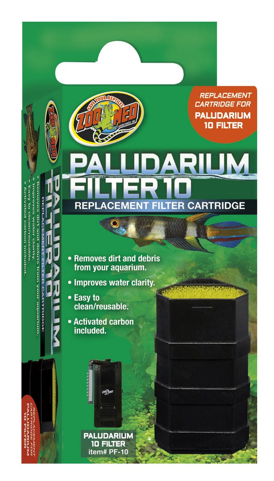 6 count Zoo Med Paludarium 10 Replacement Filter Cartridge